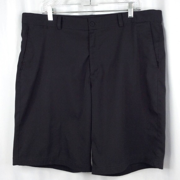 Nike Other - Nike‎ Golf Tour Performance Dri-Fit Shorts Men's Size 38 Black Flat Front